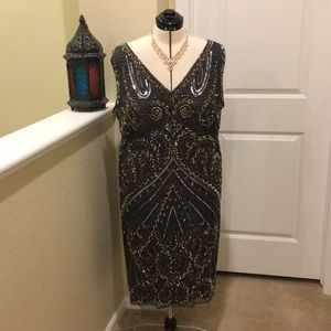 Absolutely stunning sequined evening gown